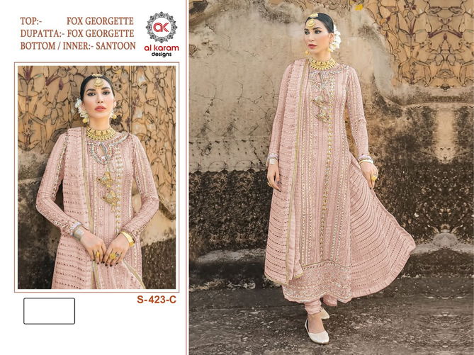 Al Karam 423 Master Color Pakistani Suits Catalog
